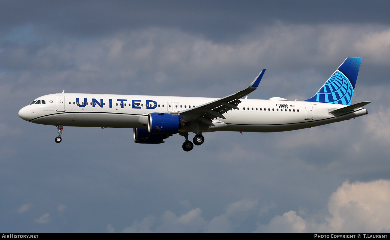 Aircraft Photo of F-WWSG | Airbus A321-271NX | United Airlines | AirHistory.net #811264