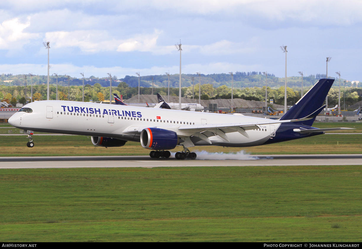 Aircraft Photo of TC-LGK | Airbus A350-941 | Turkish Airlines | AirHistory.net #811274