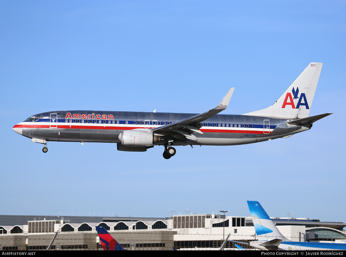 Aircraft Photo of N927AN | Boeing 737-823 | American Airlines | AirHistory.net #811279