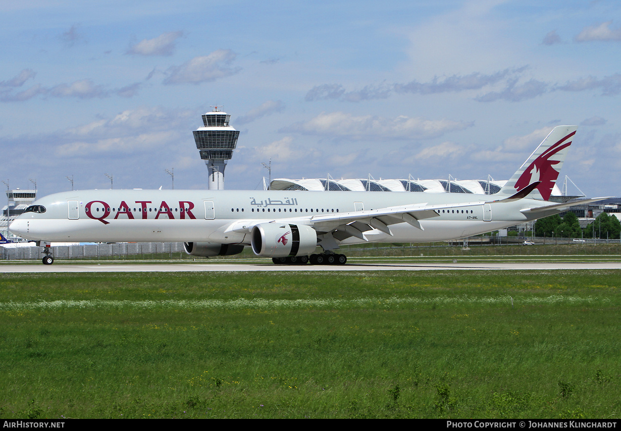 Aircraft Photo of A7-ANL | Airbus A350-1041 | Qatar Airways | AirHistory.net #811284