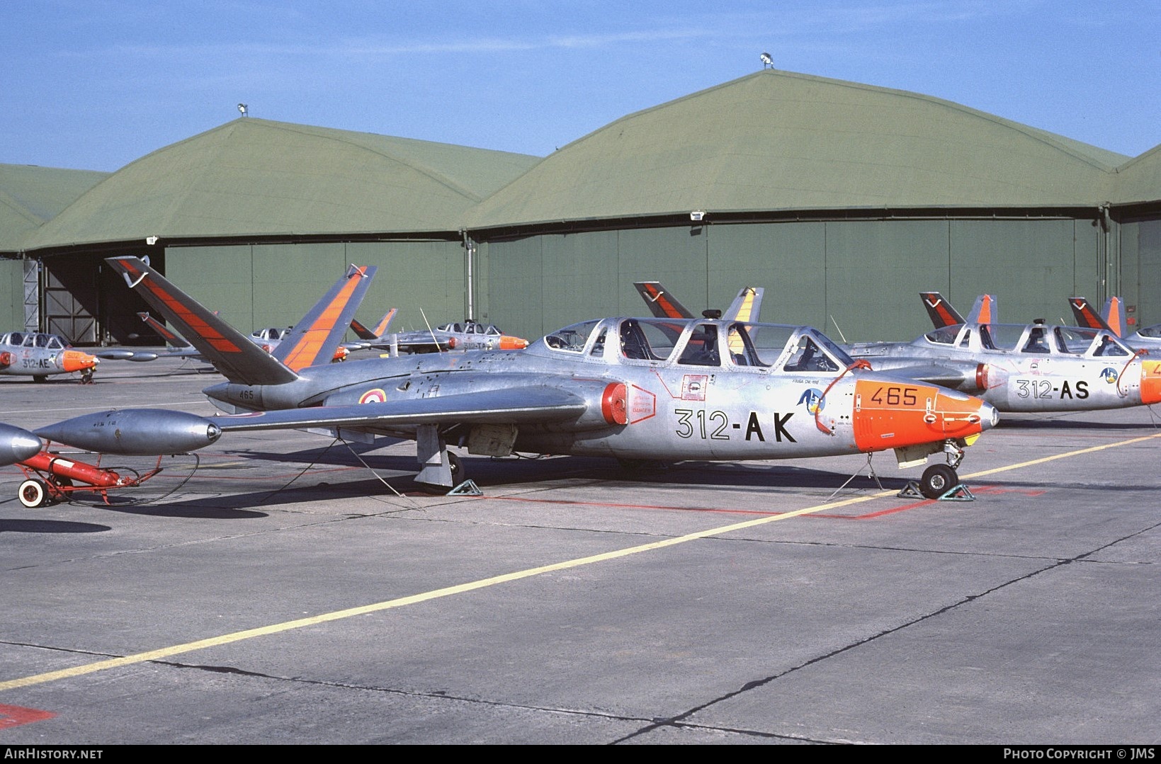 Aircraft Photo of 465 | Fouga CM-170R Magister | France - Air Force | AirHistory.net #811291