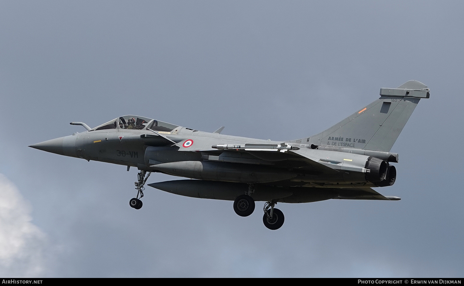 Aircraft Photo of 160 | Dassault Rafale C | France - Air Force | AirHistory.net #811308