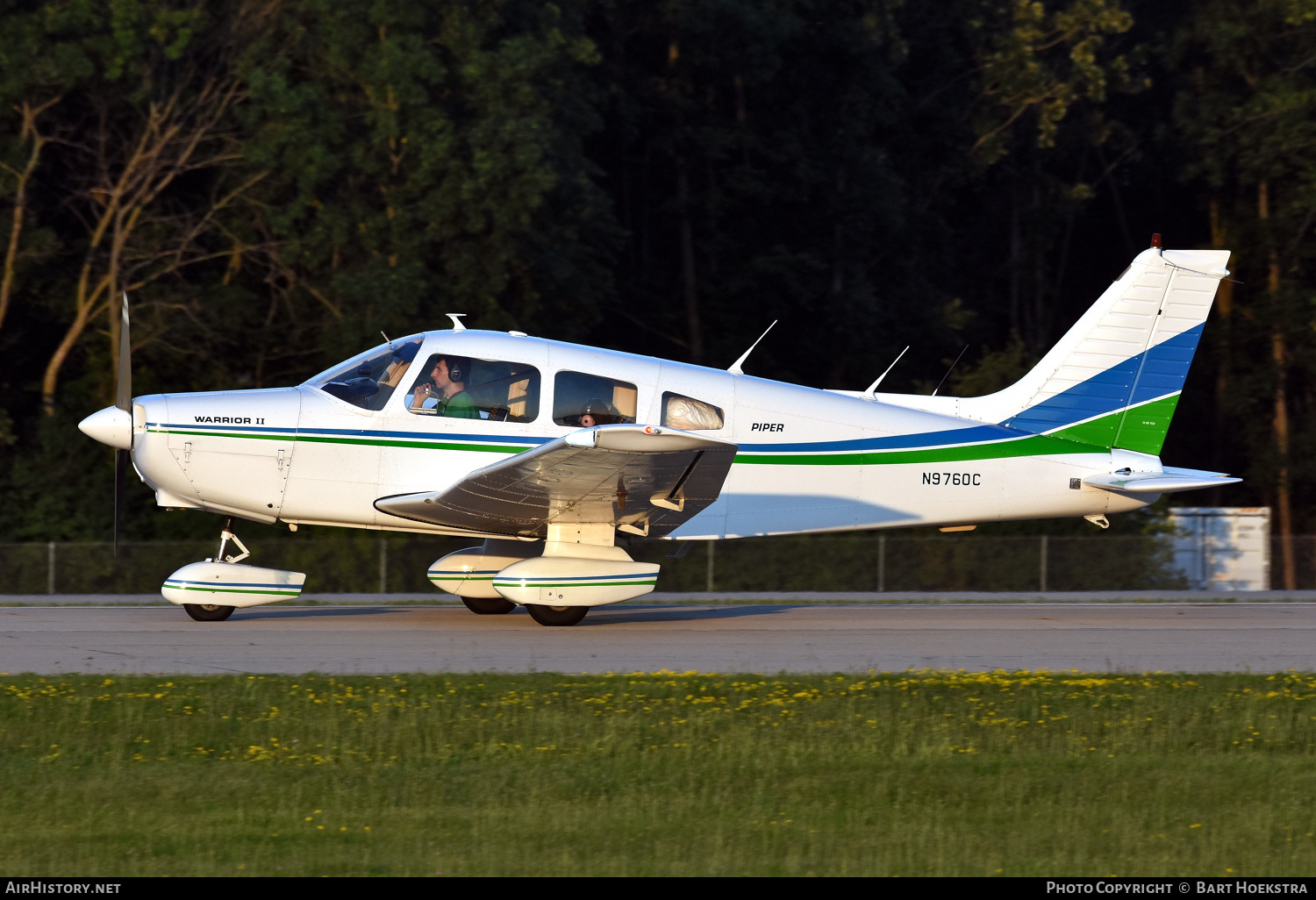 Aircraft Photo of N9760C | Piper PA-28-161 Warrior II | AirHistory.net #811314