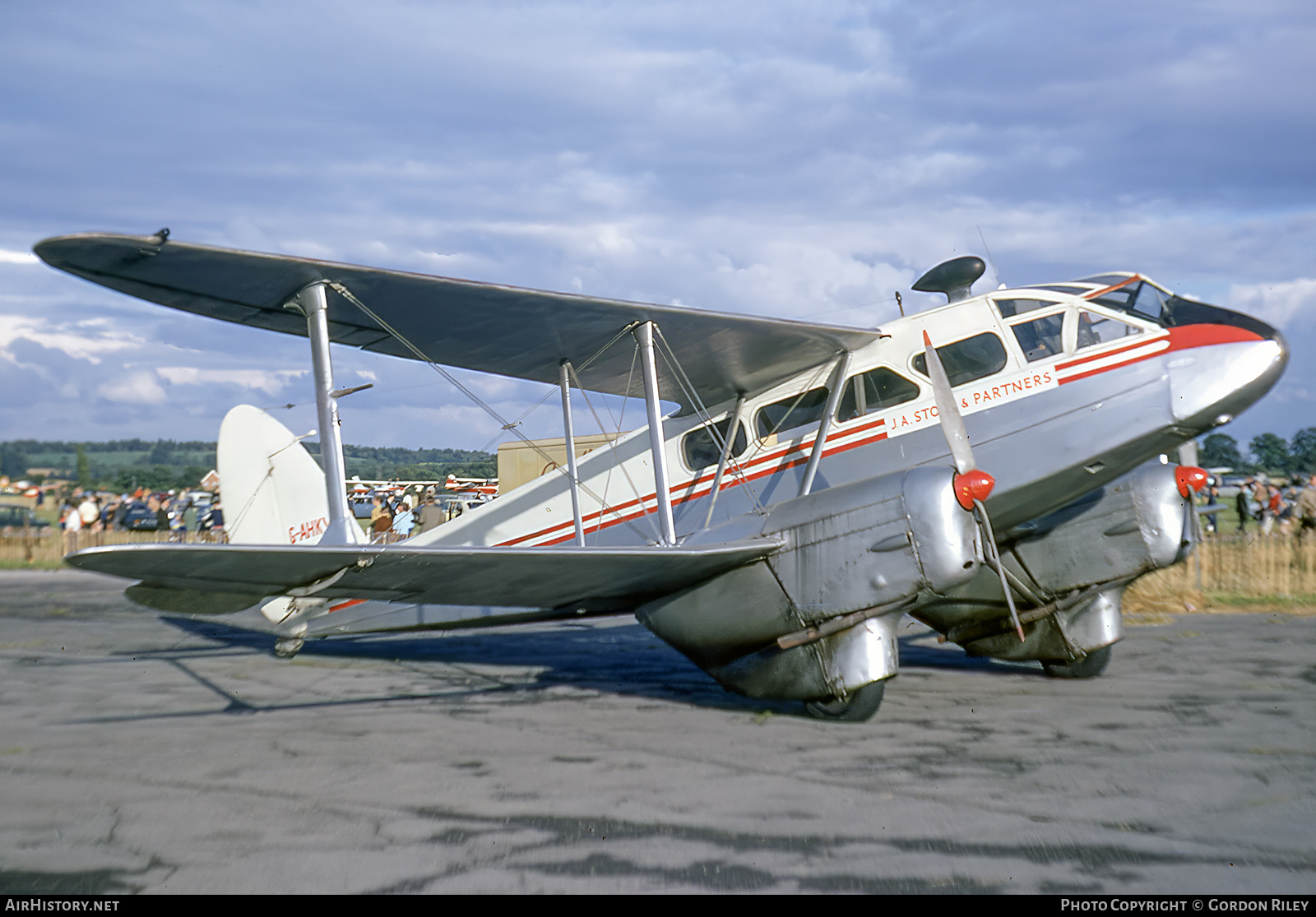 Aircraft Photo of G-AHKV | De Havilland D.H. 89A Dragon Rapide | J.A. Stone & Partners | AirHistory.net #811336