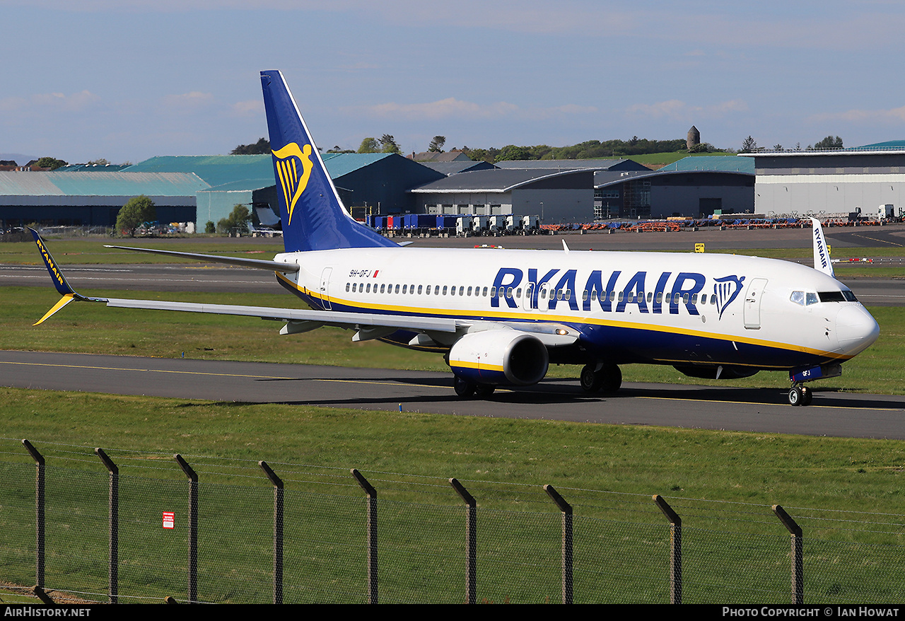 Aircraft Photo of 9H-QFJ | Boeing 737-8AS | Ryanair | AirHistory.net #811342