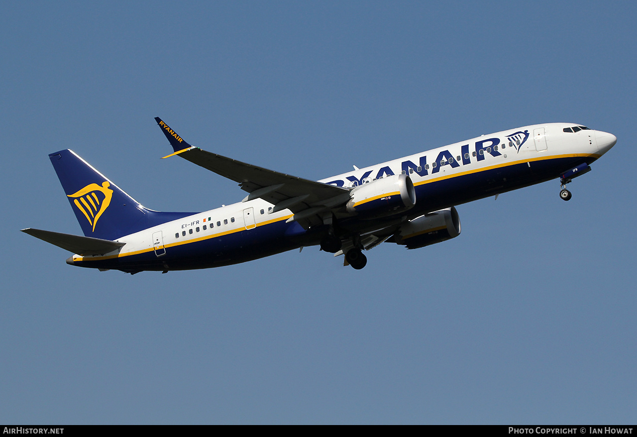 Aircraft Photo of EI-IFR | Boeing 737-8200 Max 200 | Ryanair | AirHistory.net #811344
