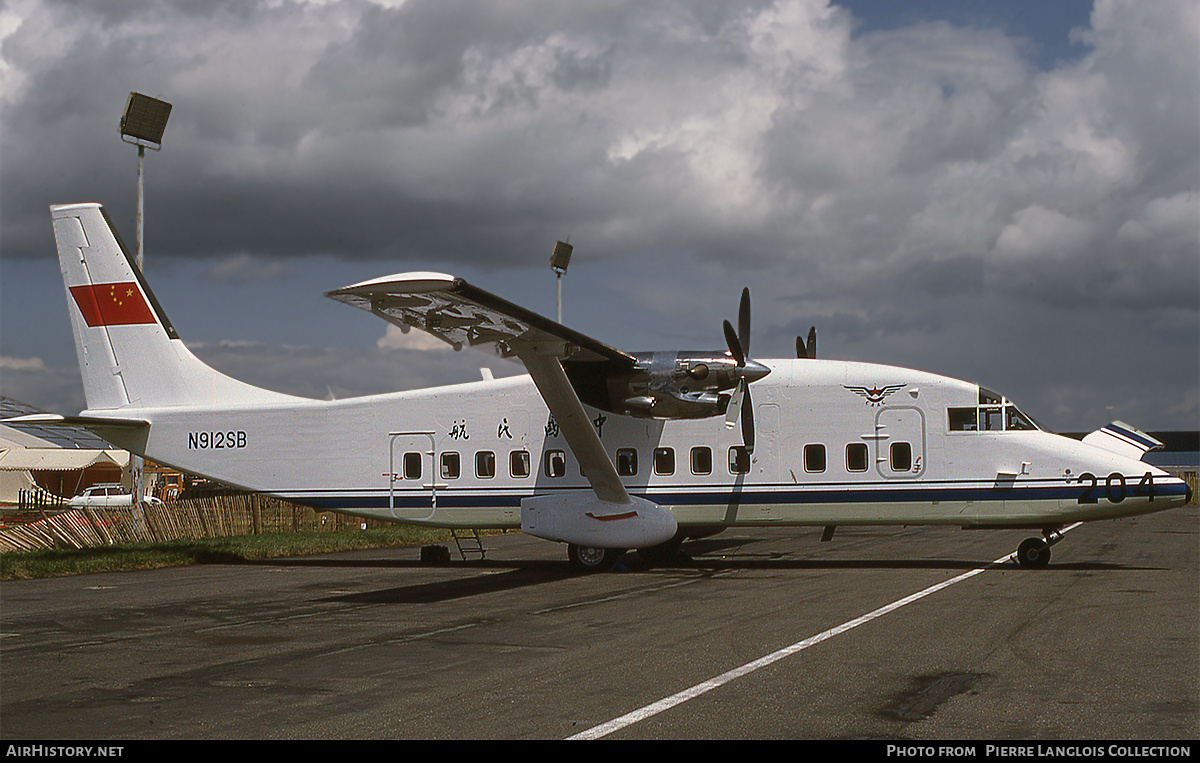 Aircraft Photo of N912SB | Short 360-100 | CAAC - Civil Aviation Administration of China | AirHistory.net #811355