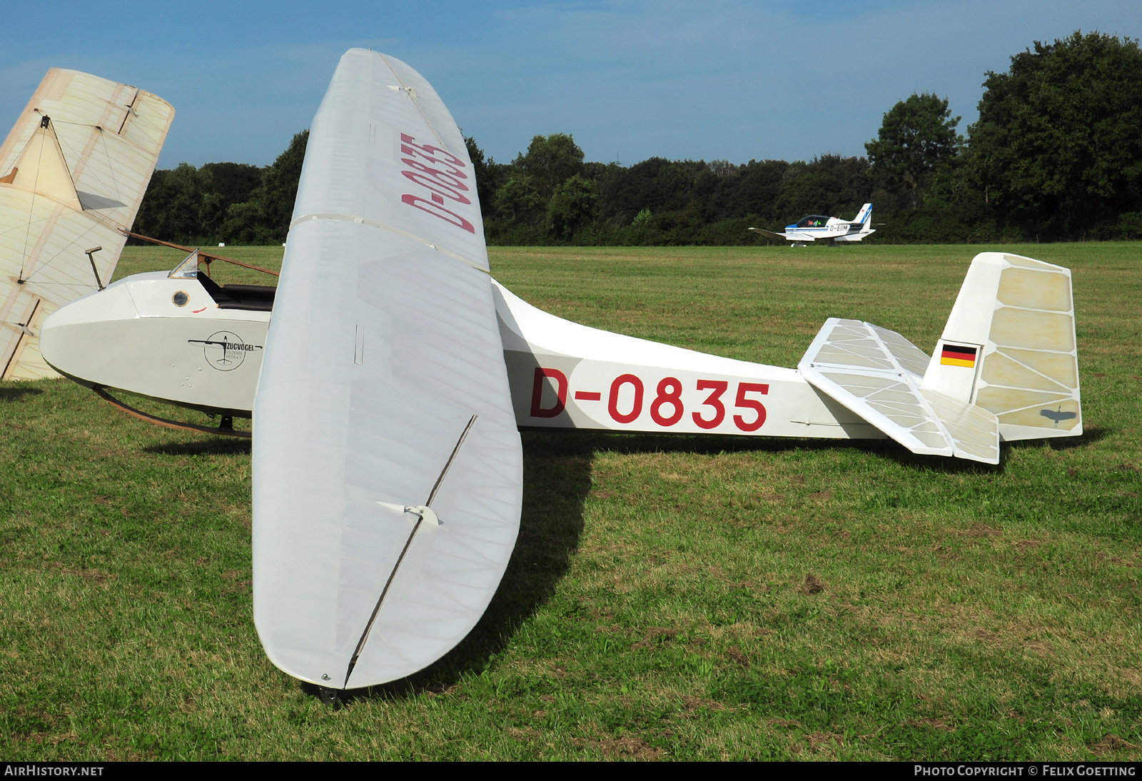 Aircraft Photo of D-0835 | Schneider Grunau Baby IIb | Zugvögel Hildener Heide | AirHistory.net #811389