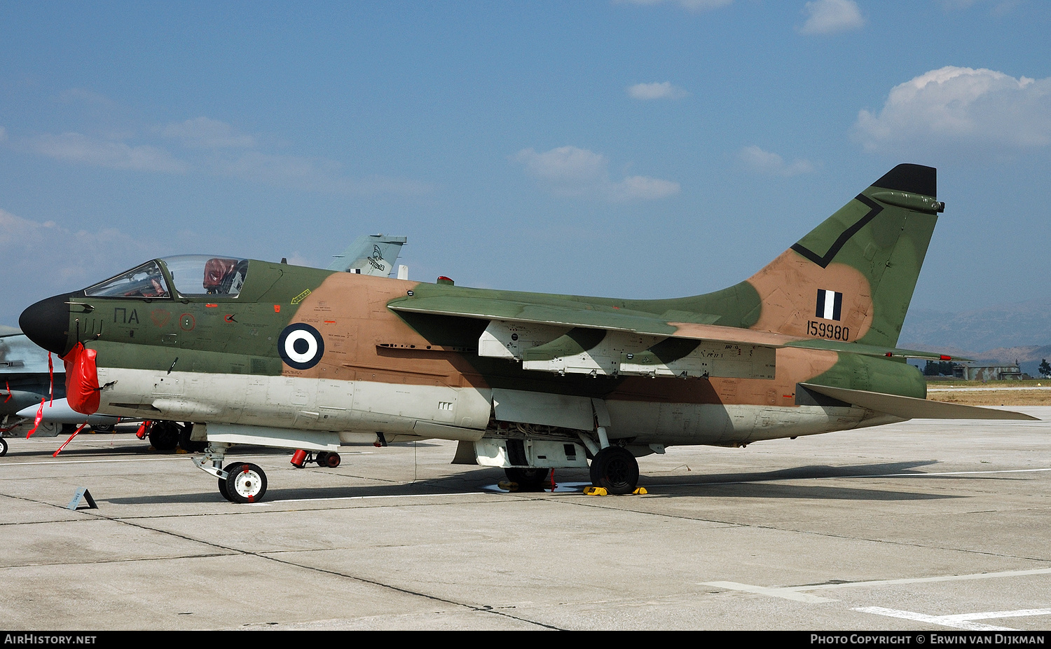 Aircraft Photo of 159980 | Vought A-7E Corsair II | Greece - Air Force | AirHistory.net #811427