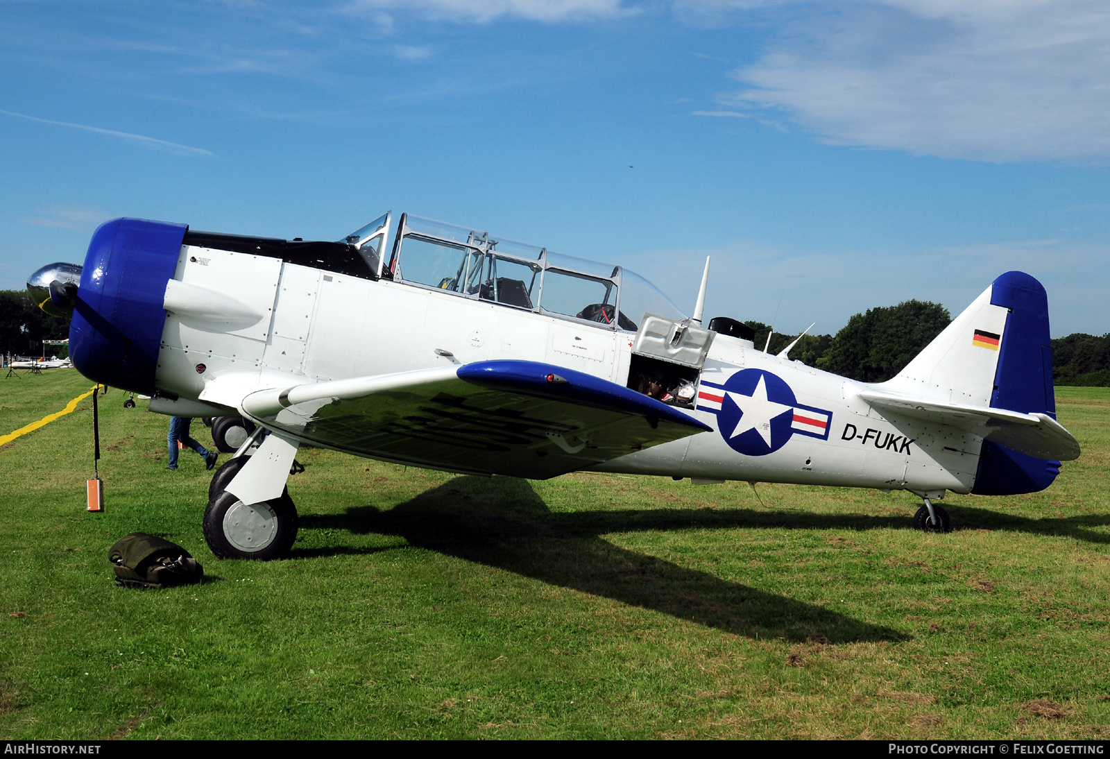 Aircraft Photo of D-FUKK | North American T-6J Harvard Mk IV | USA - Air Force | AirHistory.net #811438
