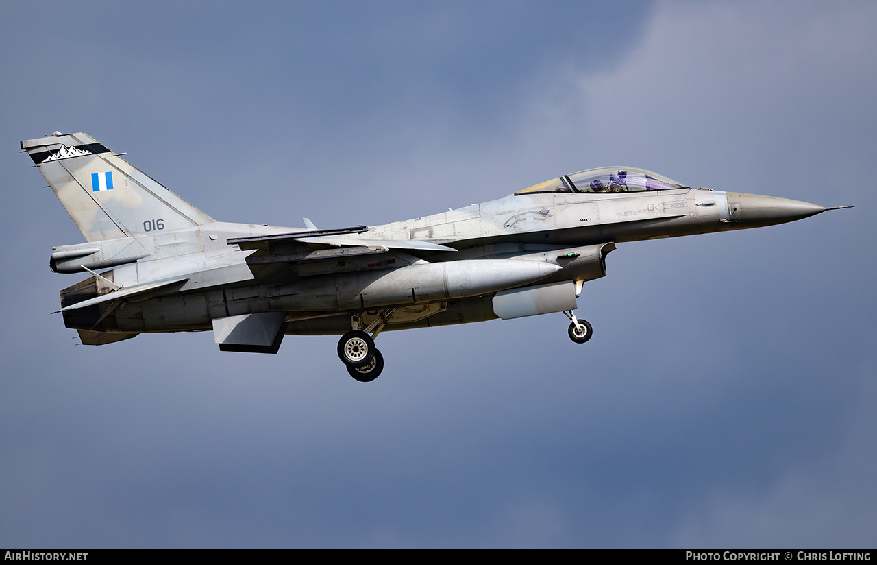 Aircraft Photo of 016 | General Dynamics F-16C Fighting Falcon | Greece - Air Force | AirHistory.net #811444