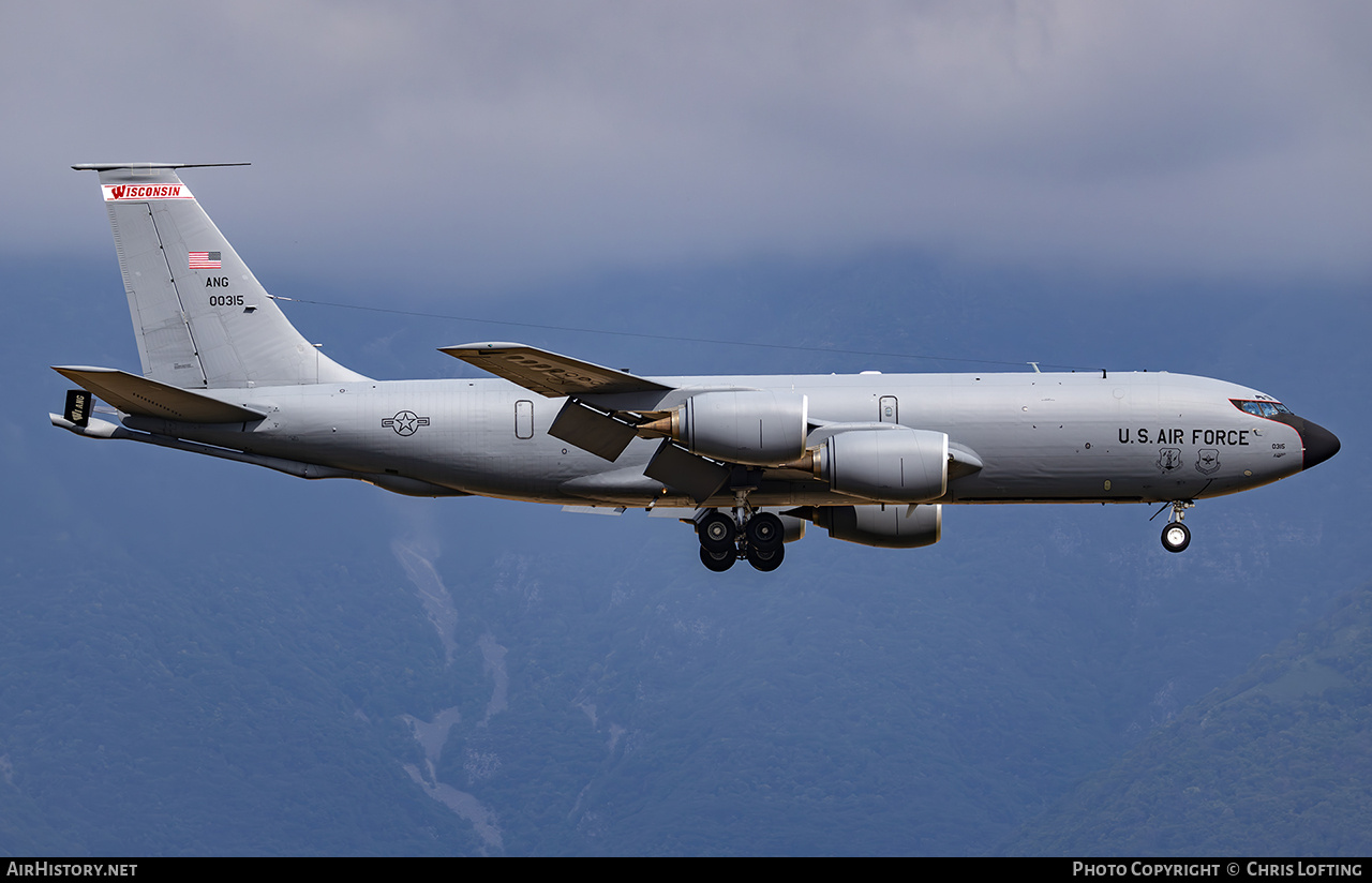 Aircraft Photo of 60-0315 / 00315 | Boeing KC-135R Stratotanker | USA - Air Force | AirHistory.net #811455