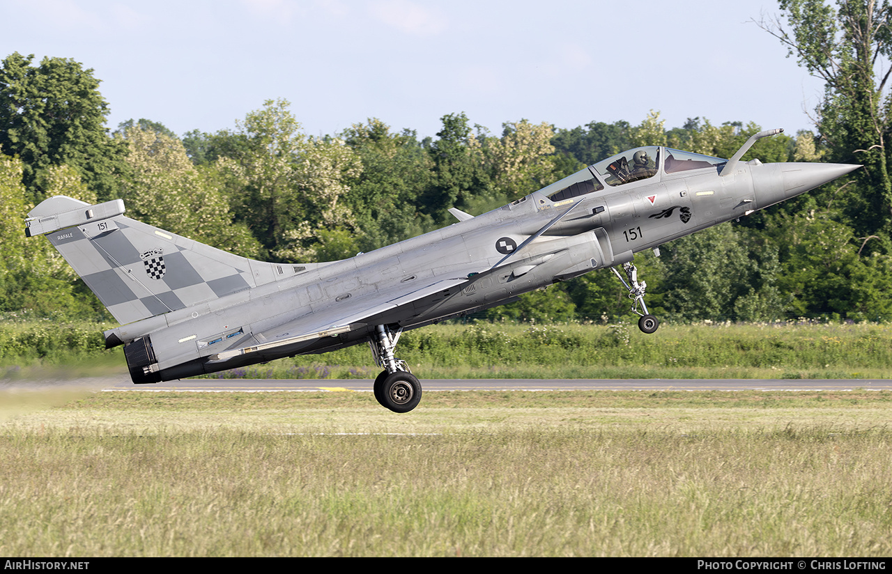 Aircraft Photo of 151 | Dassault Rafale C | Croatia - Air Force | AirHistory.net #811466