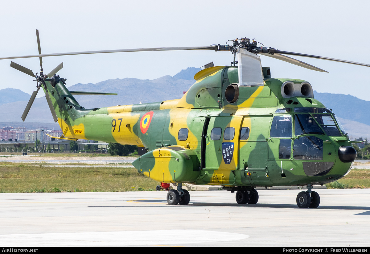 Aircraft Photo of 97 | Aerospatiale IAR-330M Puma | Romania - Air Force | AirHistory.net #811469