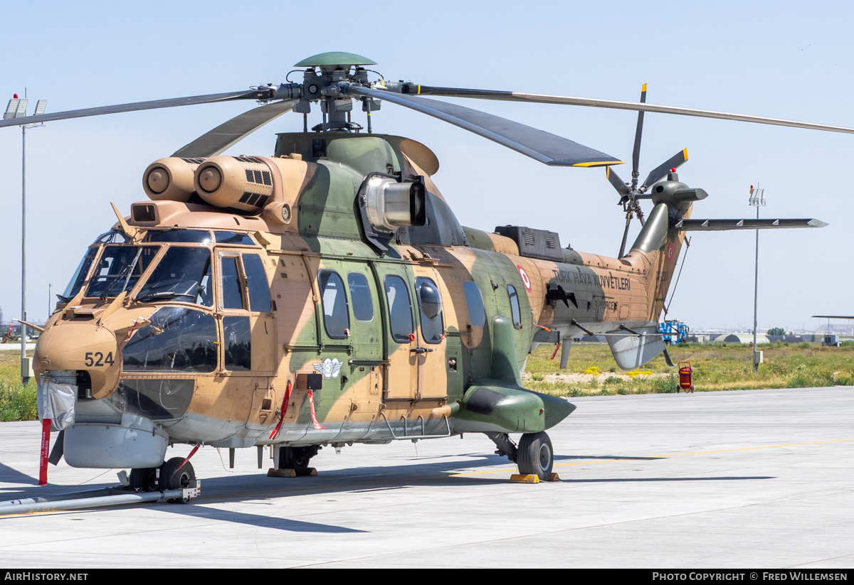 Aircraft Photo of 01-2524 | Aerospatiale AS-532AL Cougar | Turkey - Air Force | AirHistory.net #811470