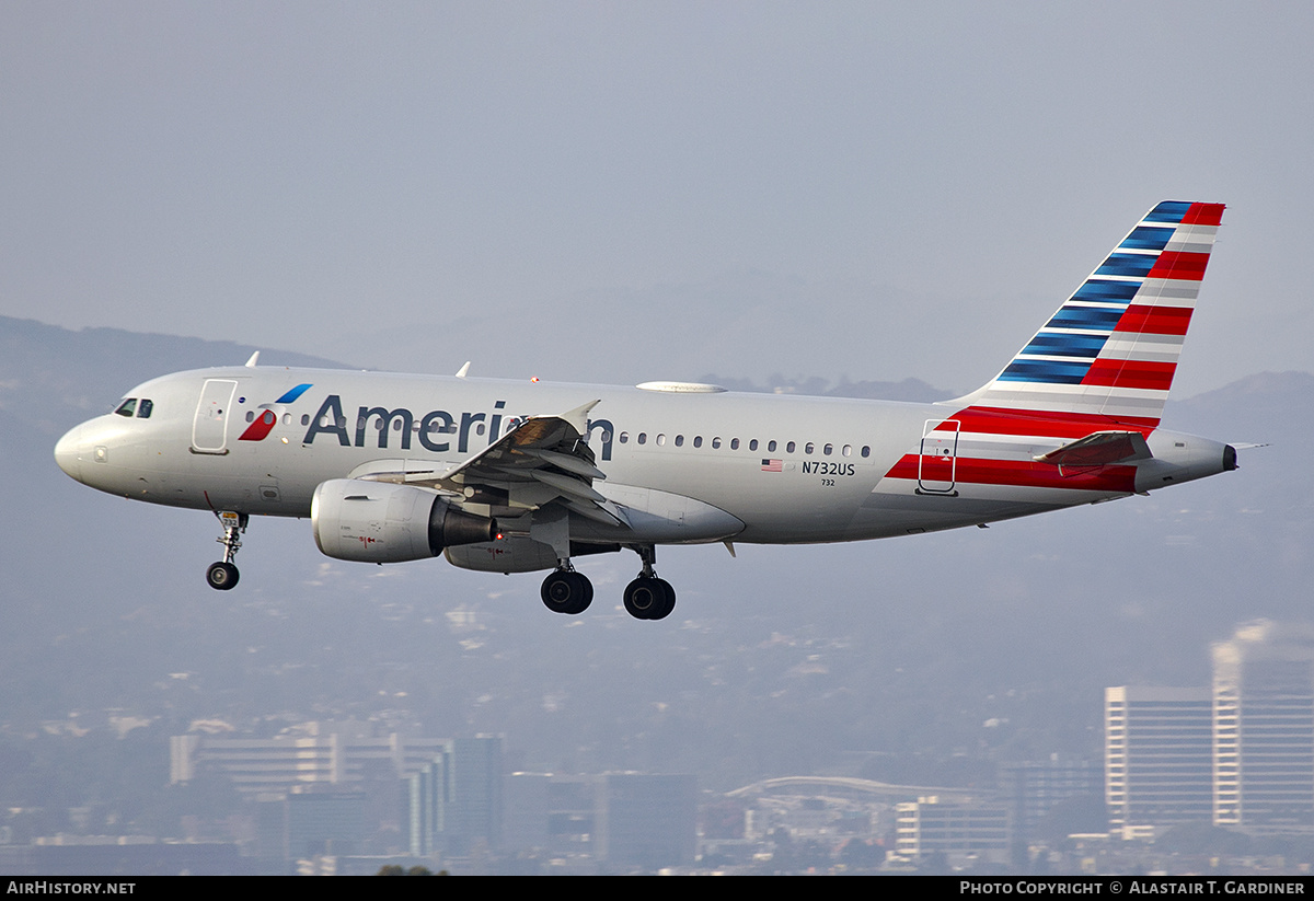 Aircraft Photo of N732US | Airbus A319-112 | American Airlines | AirHistory.net #811471