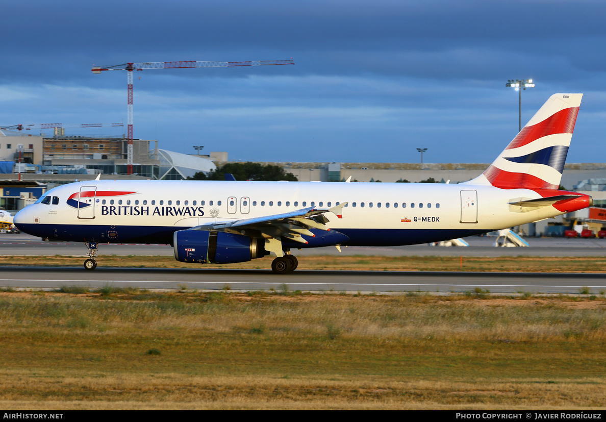 Aircraft Photo of G-MEDK | Airbus A320-232 | British Airways | AirHistory.net #811490