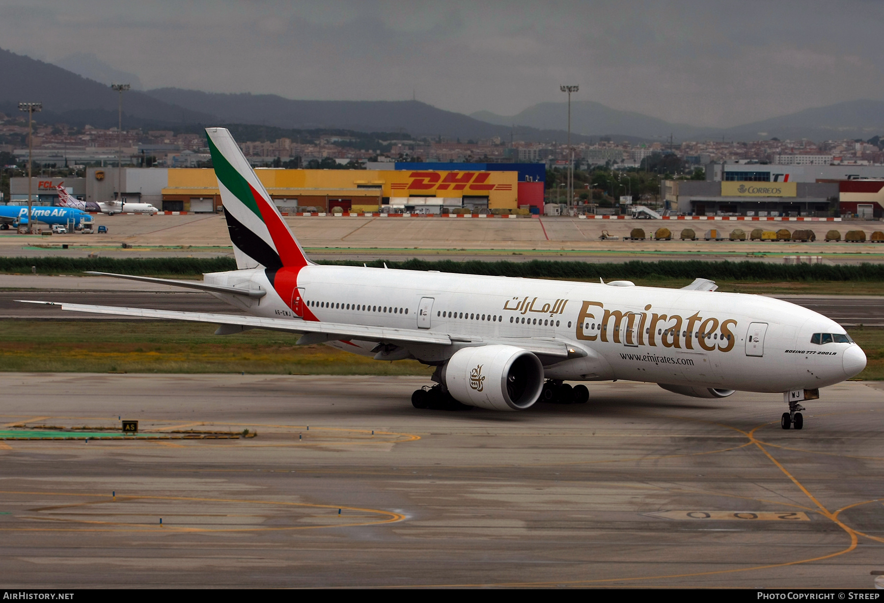 Aircraft Photo of A6-EWJ | Boeing 777-21H/LR | Emirates | AirHistory.net #811492