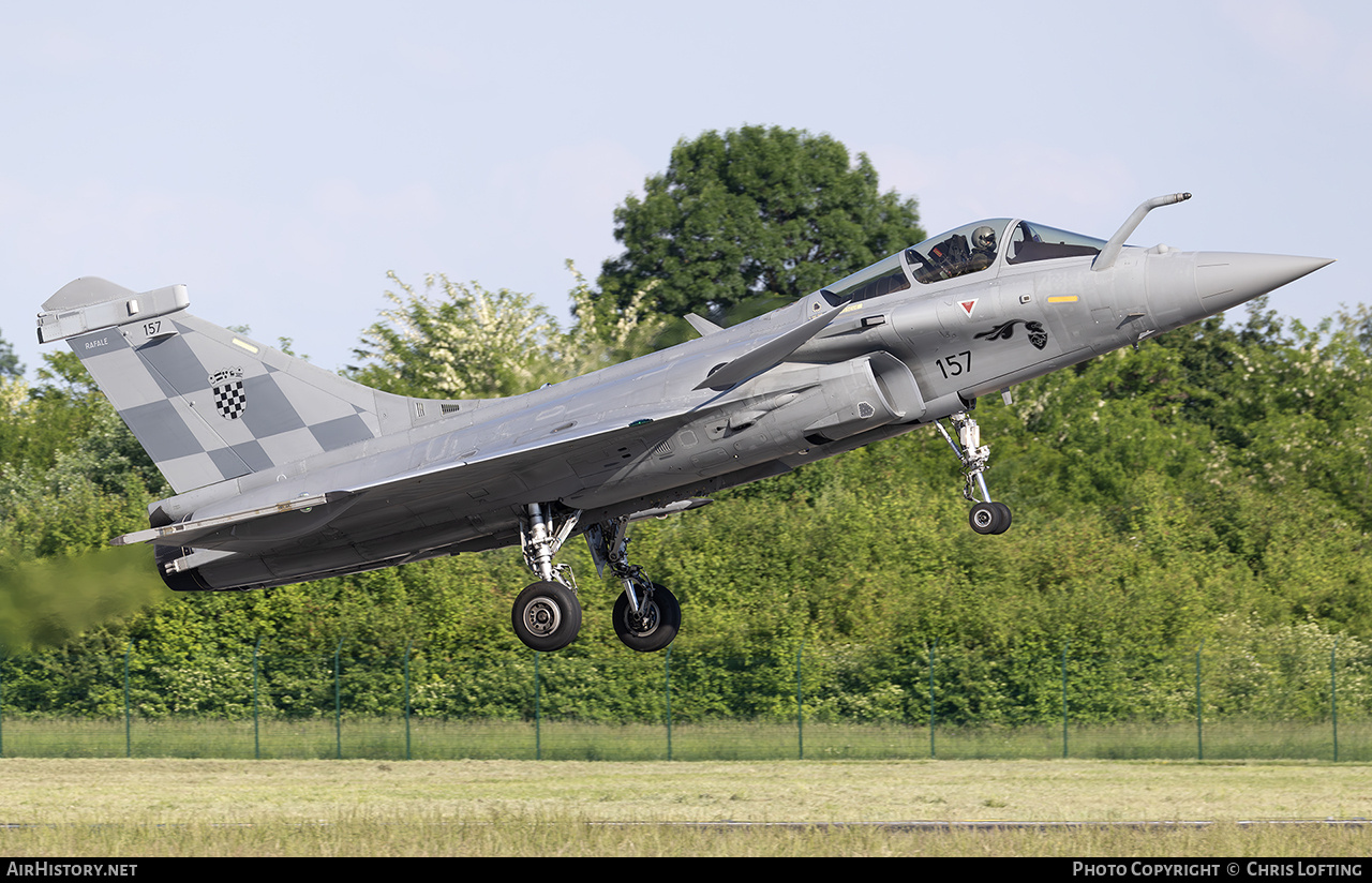 Aircraft Photo of 157 | Dassault Rafale C | Croatia - Air Force | AirHistory.net #811494