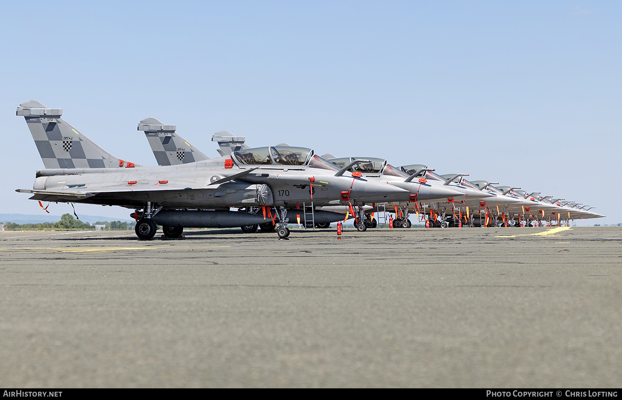 Aircraft Photo of 170 | Dassault Rafale B | Croatia - Air Force | AirHistory.net #811495