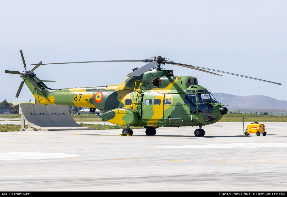 Aircraft Photo of 87 | Aerospatiale IAR-330M Puma | Romania - Air Force | AirHistory.net #811502