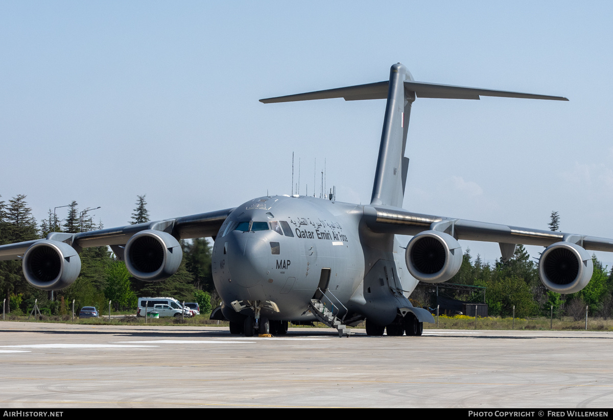 Aircraft Photo of A7-MAP / MAP | Boeing C-17A Globemaster III | Qatar - Air Force | AirHistory.net #811506