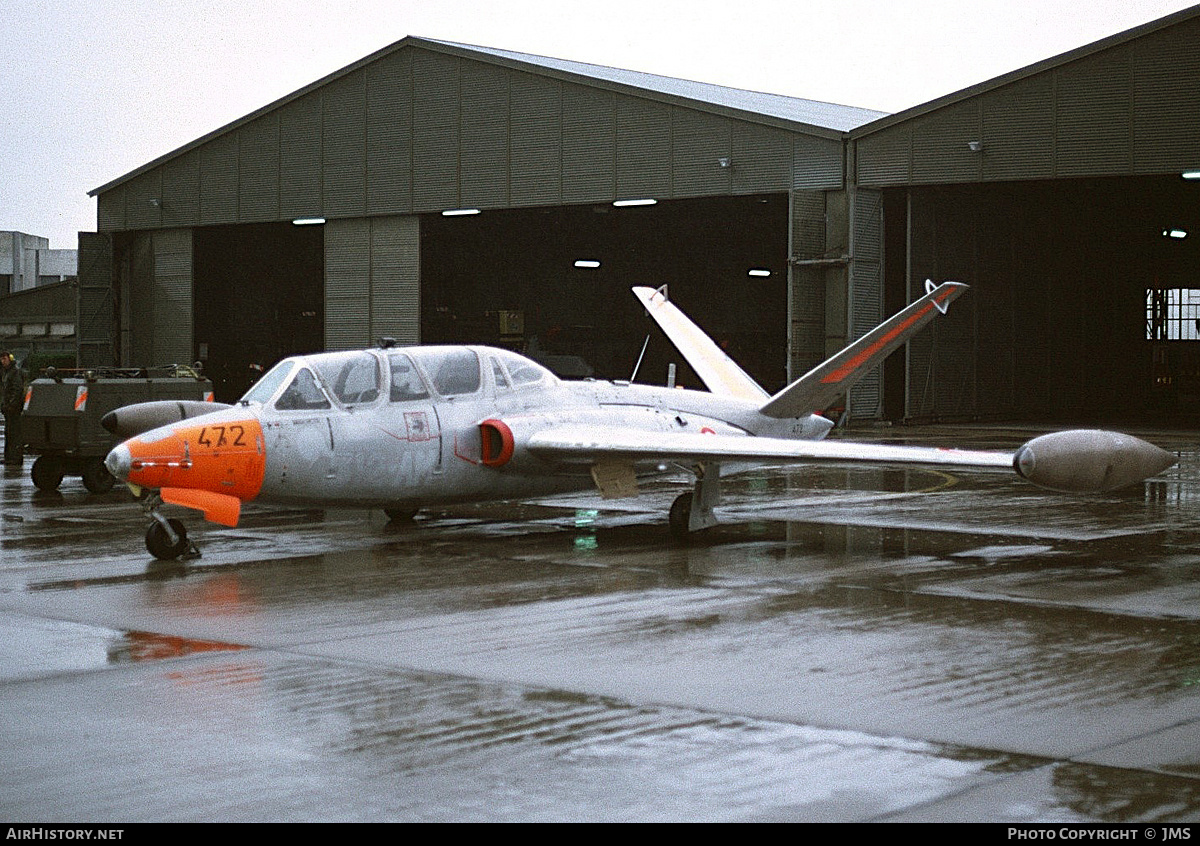 Aircraft Photo of 472 | Fouga CM-170R Magister | France - Air Force | AirHistory.net #811603