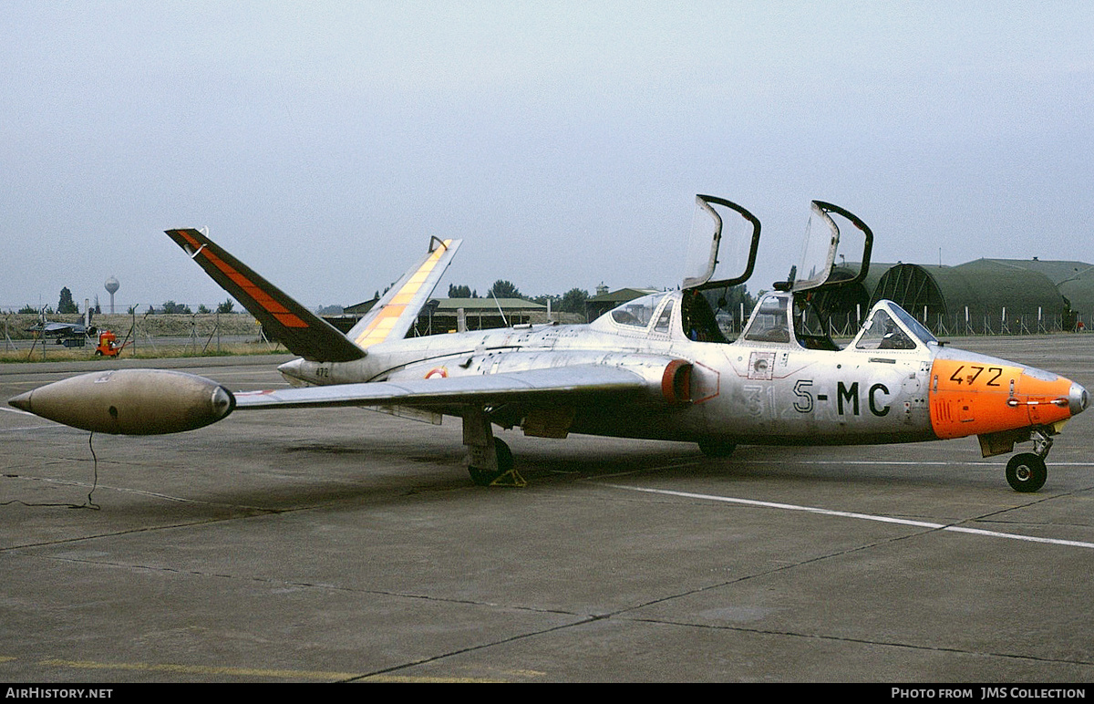 Aircraft Photo of 472 | Fouga CM-170R Magister | France - Air Force | AirHistory.net #811604