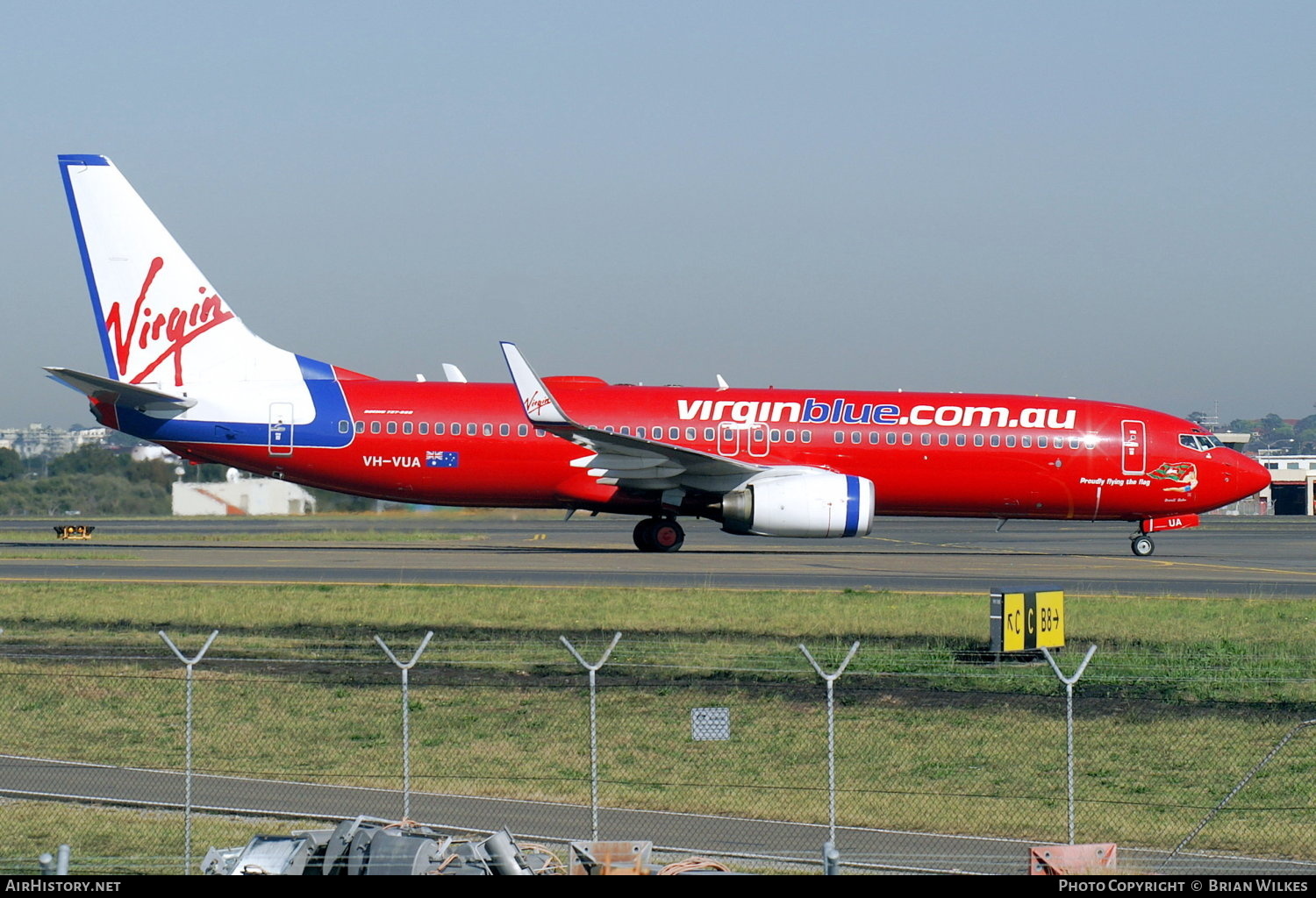 Aircraft Photo of VH-VUA | Boeing 737-8FE | Virgin Blue Airlines | AirHistory.net #811615