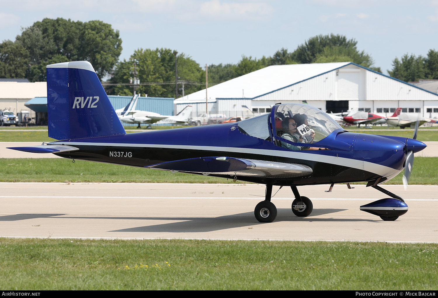 Aircraft Photo of N337JG | Van's RV-12 | AirHistory.net #811630