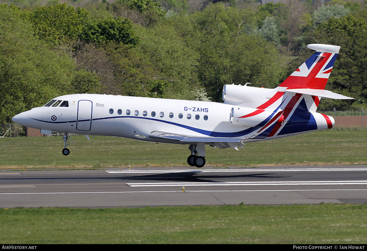 Aircraft Photo of G-ZAHS | Dassault Falcon 900LX Envoy IV CC.1 | UK - Air Force | AirHistory.net #811654
