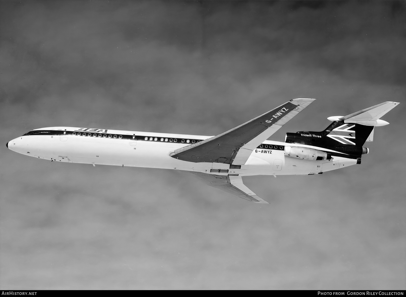 Aircraft Photo of G-AWYZ | Hawker Siddeley HS-121 Trident 3B | BEA - British European Airways | AirHistory.net #811673