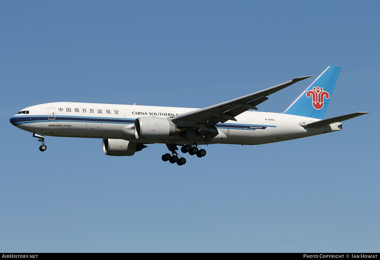 Aircraft Photo of B-2080 | Boeing 777-F1B | China Southern Airlines Cargo | AirHistory.net #811681