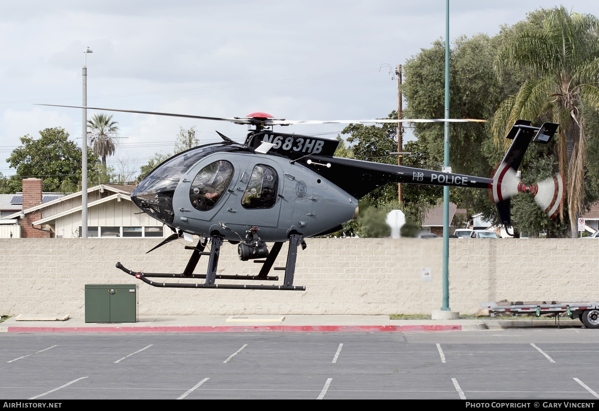 Aircraft Photo of N683HB | MD Helicopters MD-530F Lifter (369FF) | Huntington Beach Police | AirHistory.net #811716