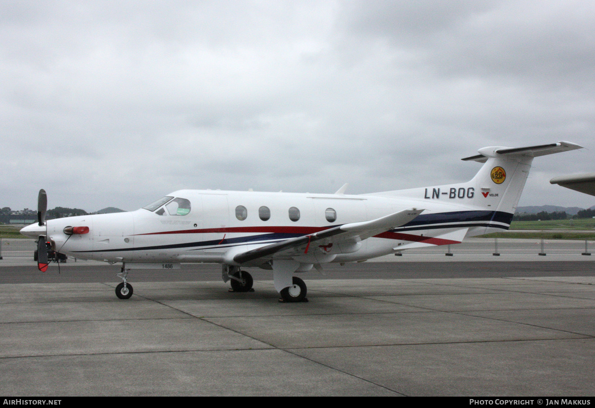 Aircraft Photo of LN-BOG | Pilatus PC-12NG (PC-12/47E) | Velde | AirHistory.net #811731