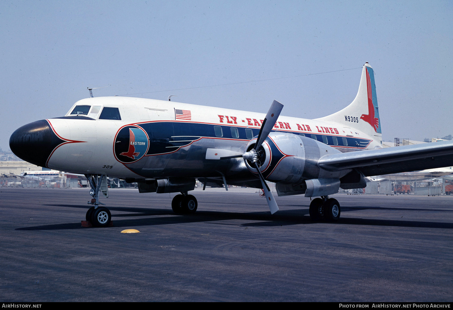 Aircraft Photo of N9305 | Convair 440-86 Metropolitan | Eastern Air Lines | AirHistory.net #811734