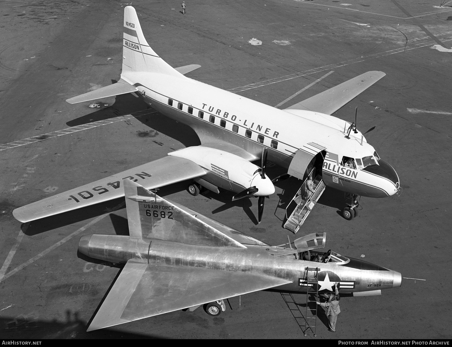 Aircraft Photo of N24501 | Convair 240-21 Turbo-Liner | Allison | AirHistory.net #811757