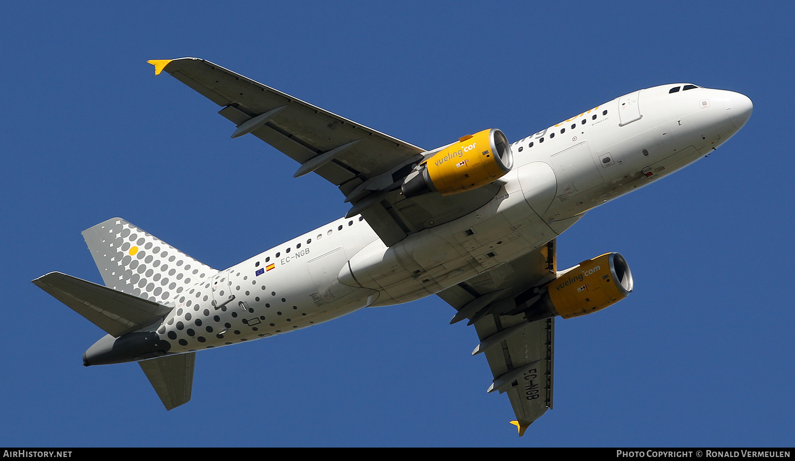Aircraft Photo of EC-NGB | Airbus A319-111 | Vueling Airlines | AirHistory.net #811762