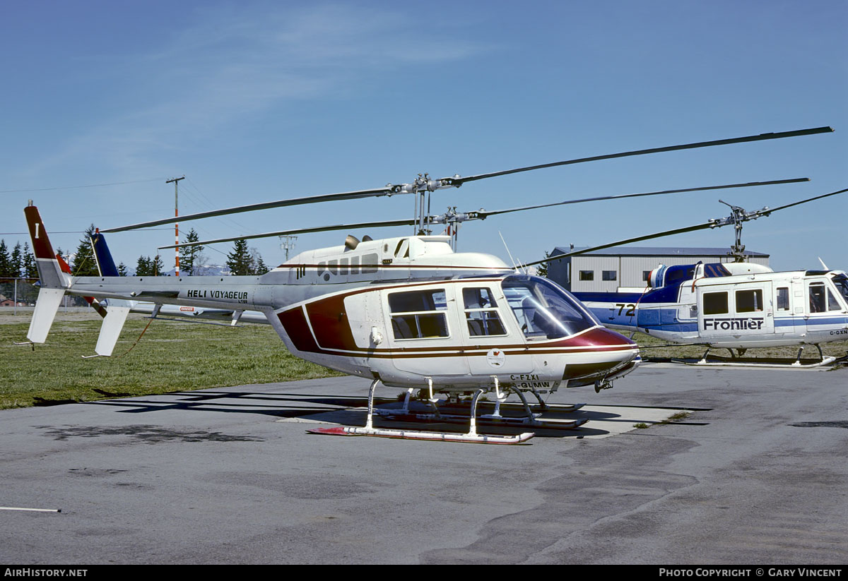 Aircraft Photo of C-FZXY | Bell 206B JetRanger II | Heli Voyageur | AirHistory.net #811777