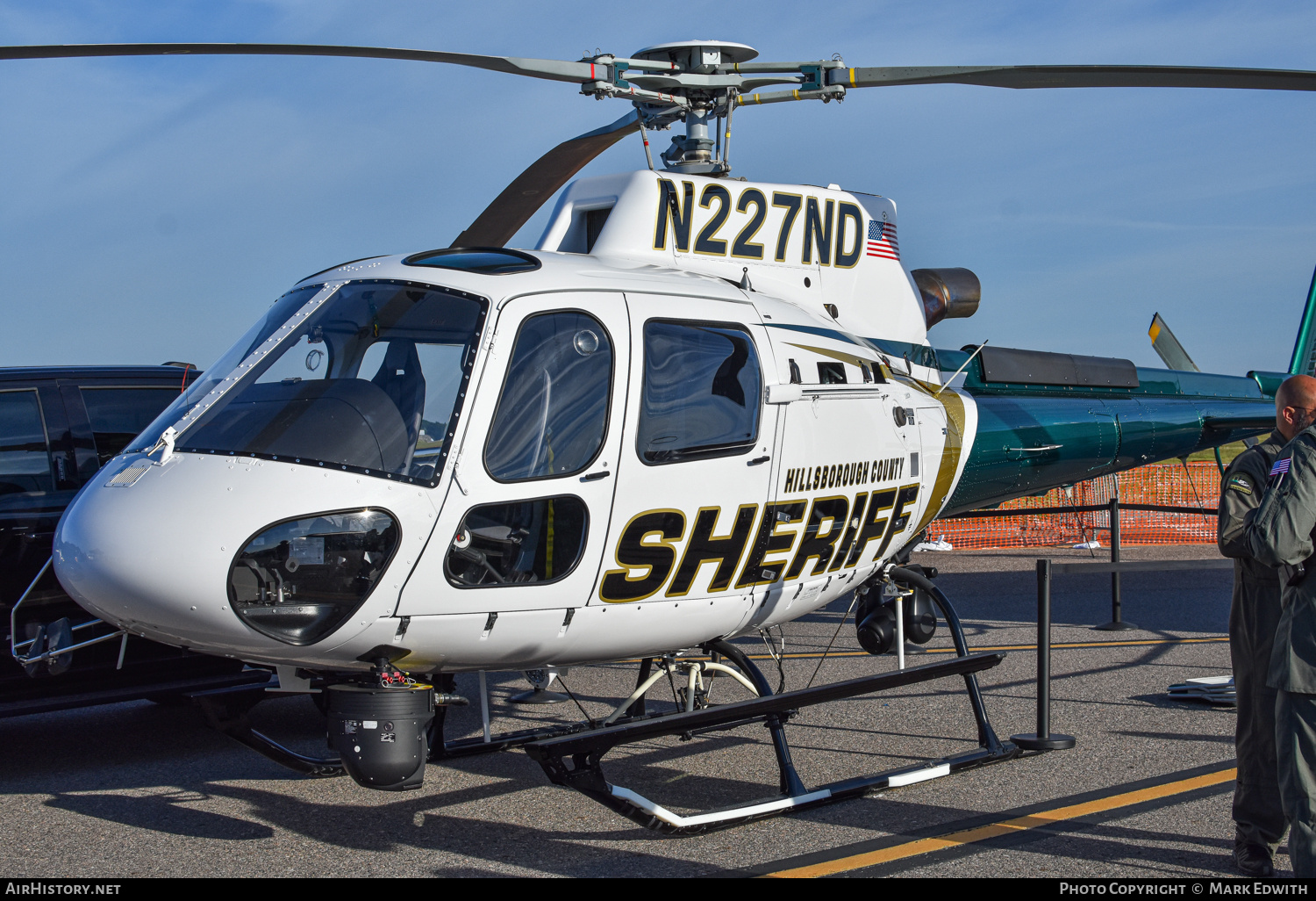 Aircraft Photo of N227ND | Aerospatiale AS-350B-3 Ecureuil | Hillsborough County Sheriff | AirHistory.net #811818