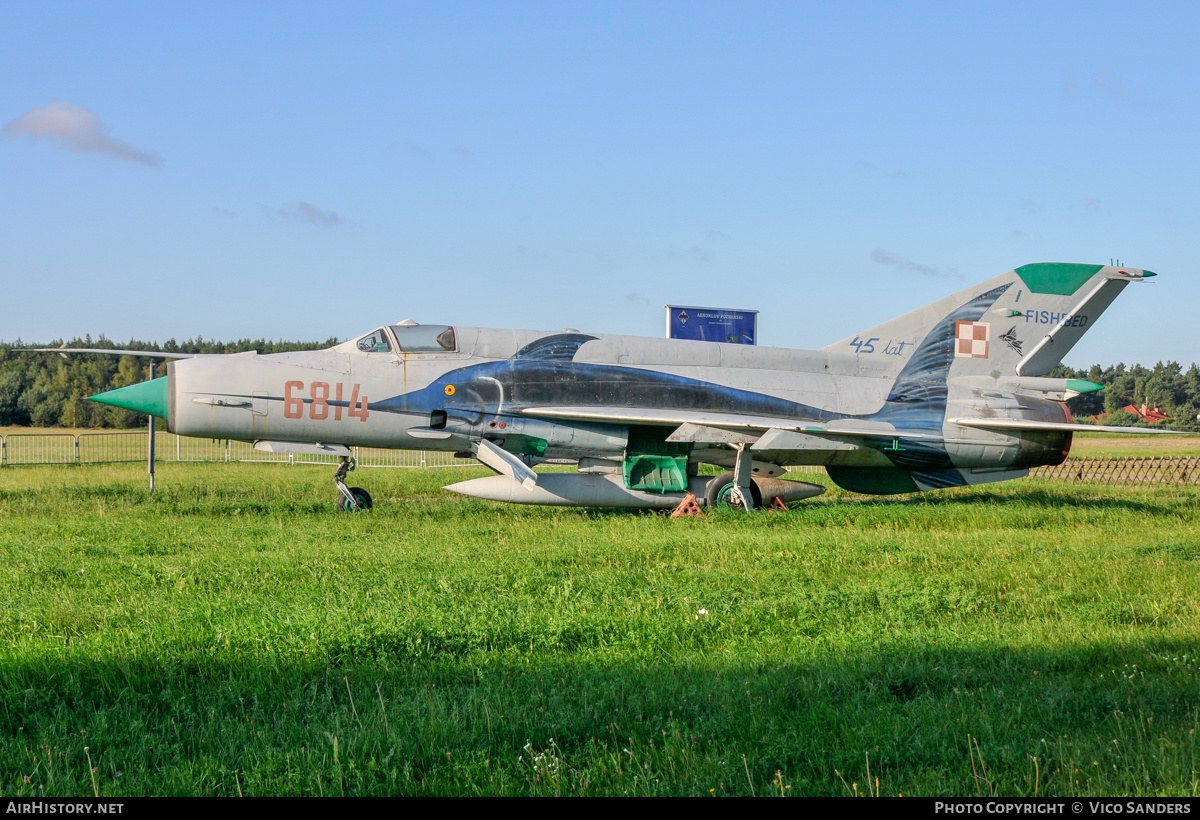 Aircraft Photo of 6814 | Mikoyan-Gurevich MiG-21MF | Poland - Air Force | AirHistory.net #811821