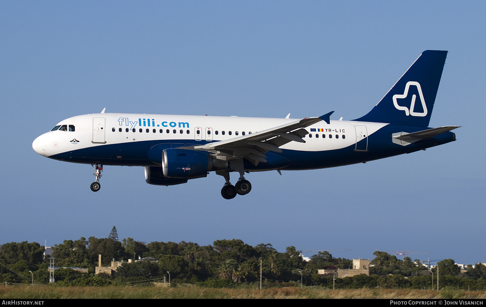 Aircraft Photo of YR-LIC | Airbus A319-112 | Fly Lili | AirHistory.net #811831