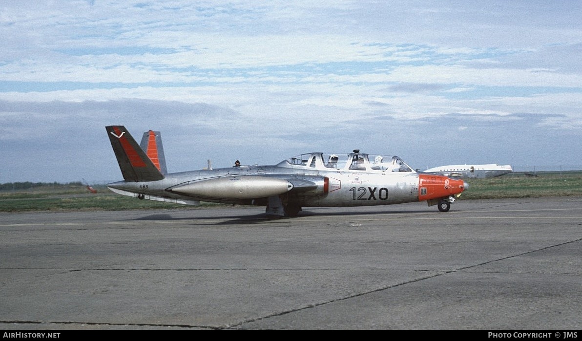 Aircraft Photo of 483 | Fouga CM-170R Magister | France - Air Force | AirHistory.net #811844