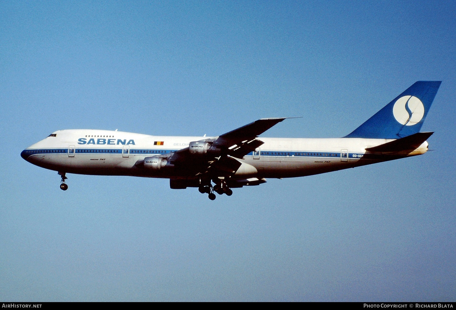 Aircraft Photo of OO-SGA | Boeing 747-129(M) | Sabena | AirHistory.net #811864