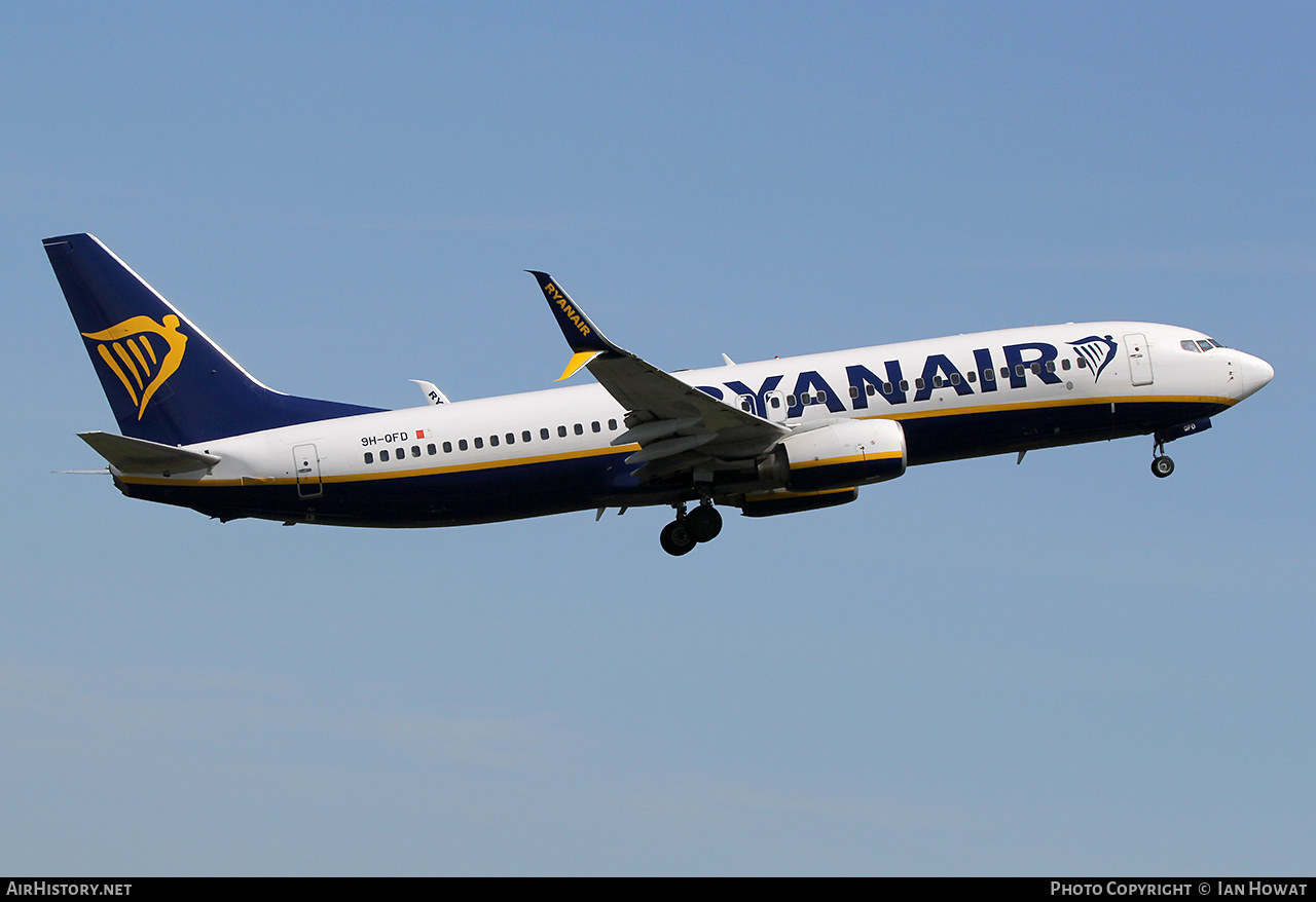 Aircraft Photo of 9H-QFD | Boeing 737-8AS | Ryanair | AirHistory.net #811928