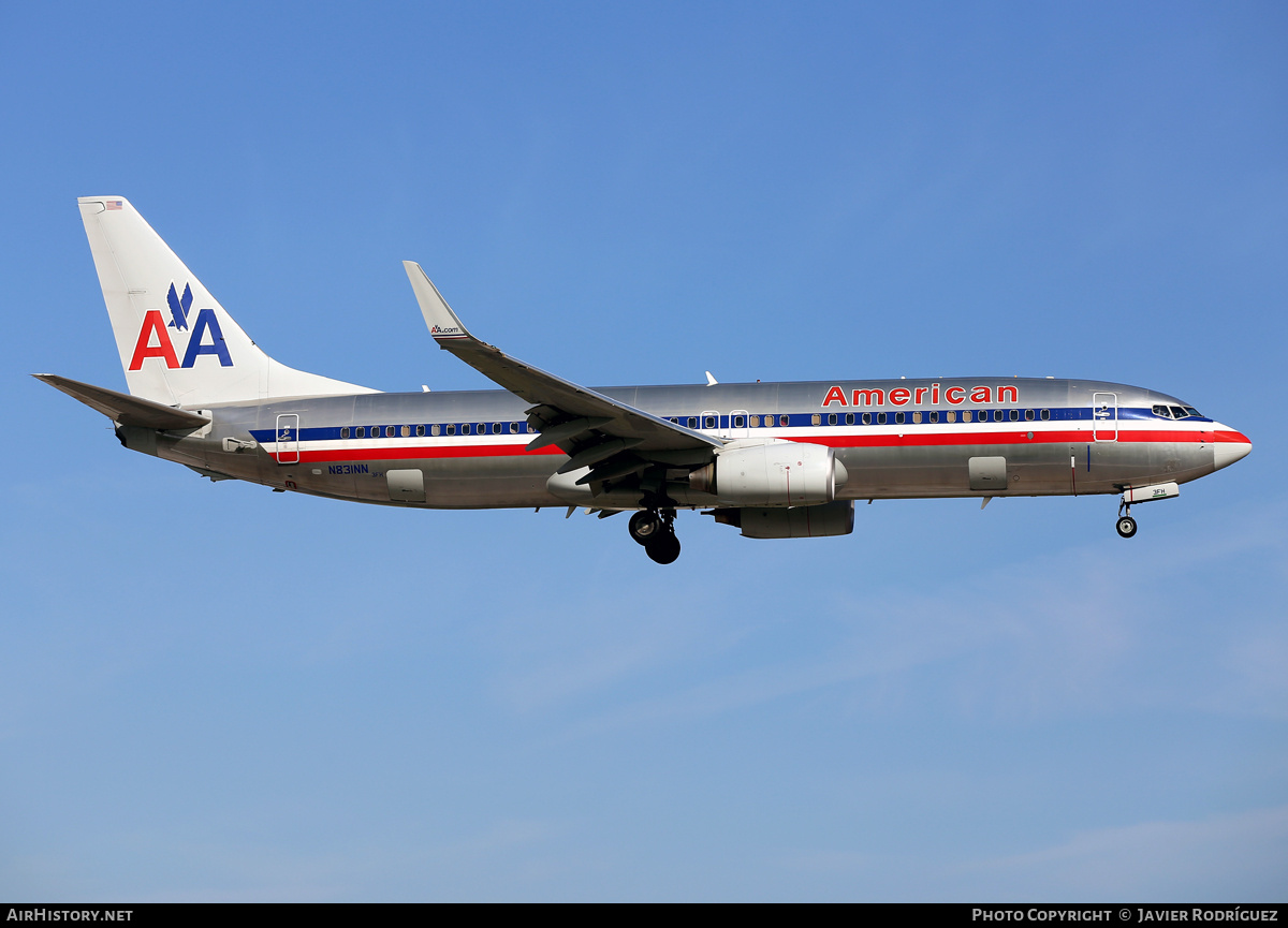 Aircraft Photo of N831NN | Boeing 737-823 | American Airlines | AirHistory.net #811935