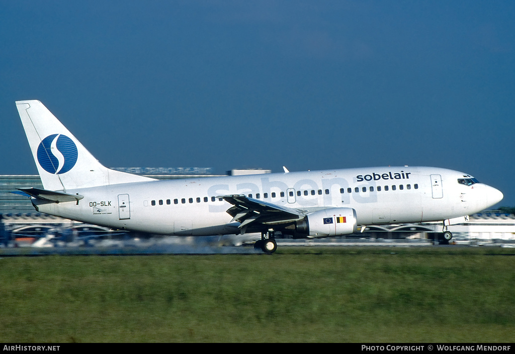 Aircraft Photo of OO-SLK | Boeing 737-33S | Sobelair | AirHistory.net #811973