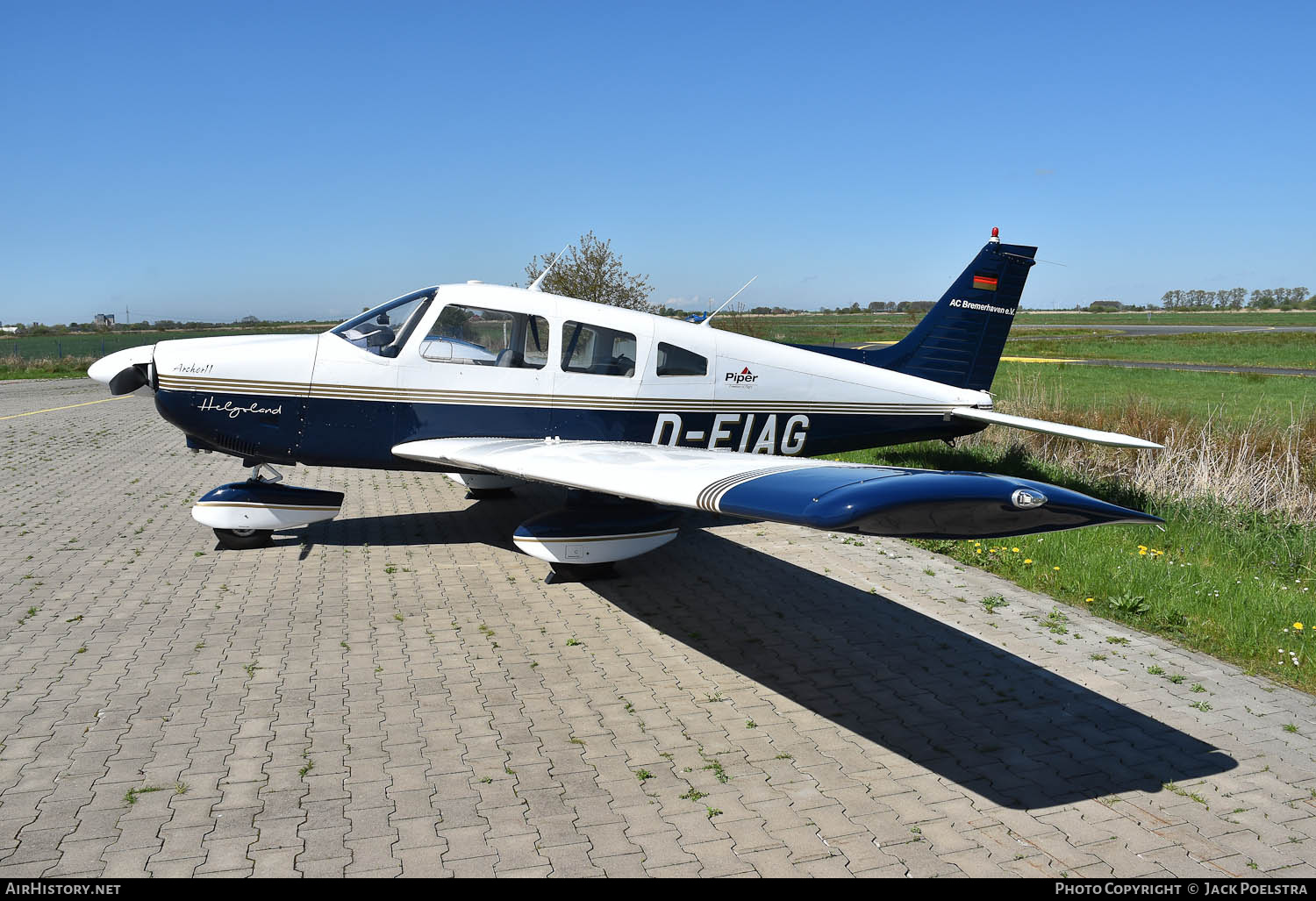 Aircraft Photo of D-EIAG | Piper PA-28-181 Archer II | Aeroclub Bremerhaven | AirHistory.net #811974