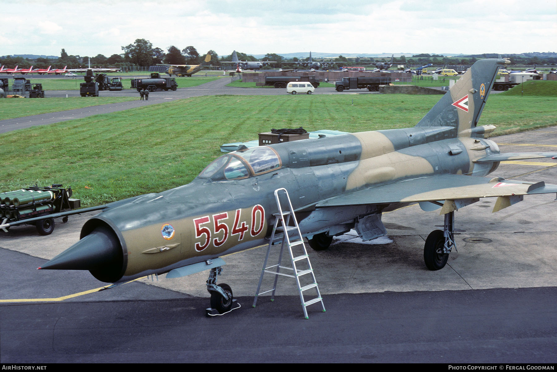 Aircraft Photo of 5540 | Mikoyan-Gurevich MiG-21bis | Hungary - Air Force | AirHistory.net #811977
