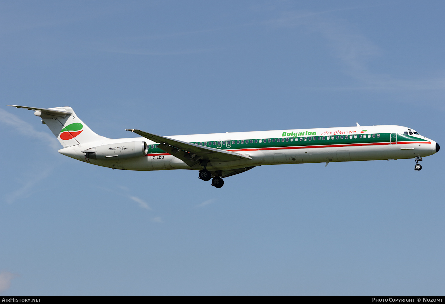 Aircraft Photo of LZ-LDD | McDonnell Douglas MD-82 (DC-9-82) | Bulgarian Air Charter | AirHistory.net #811982